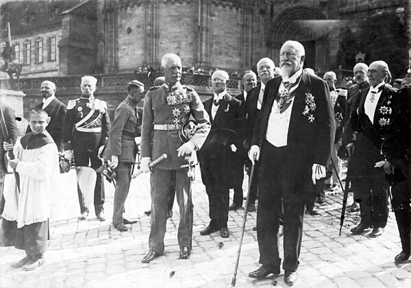 Rupprecht of Bavaria and Ferdinand of Bulgaria, 1924