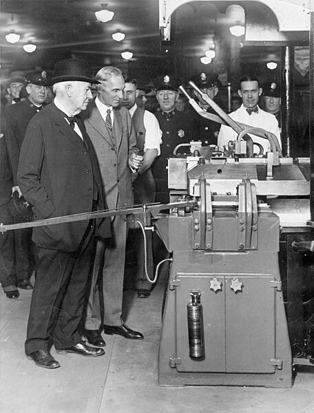 Thomas Edison and Henry Ford, 1928