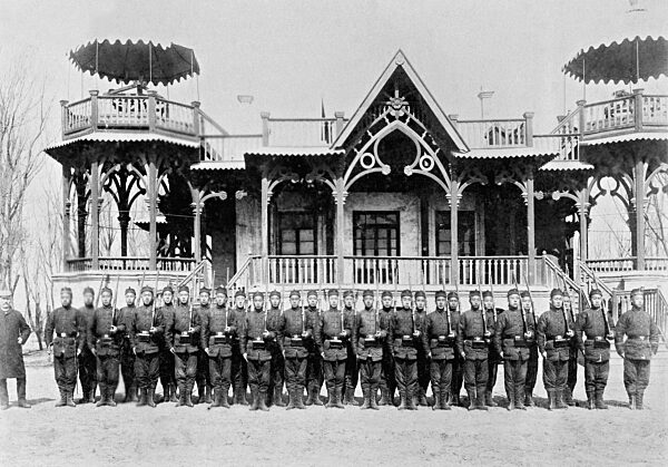 Military school in Tientsin, 1900