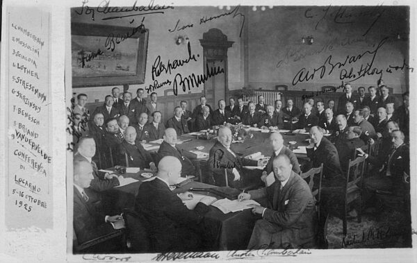 Conference in Locarno, 1925