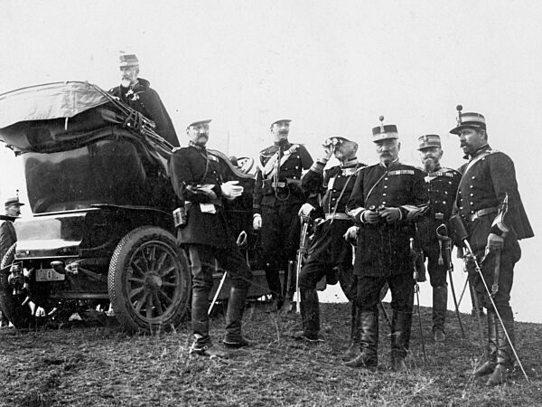 King Carl I of Romania with his staff, 1913