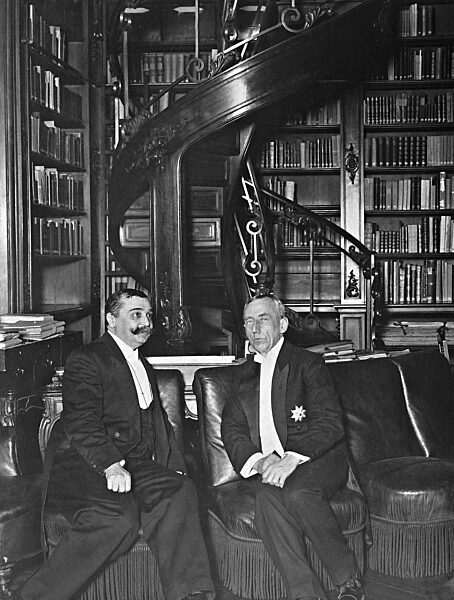 Prince Roland Bonaparte and Roald Amundsen, 1912