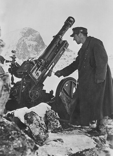German 7.5 cm Mountain Gun in the Caucasus, 1943