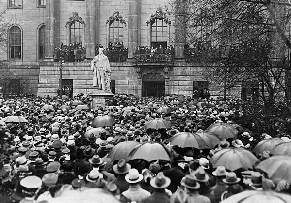 Demonstration against the Treaty of Versailles, 1921
