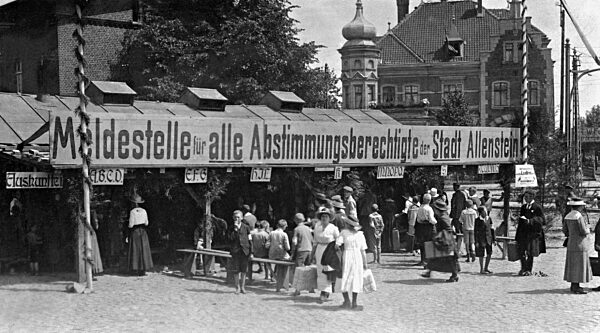 Registration location for the referendum in East Prussia