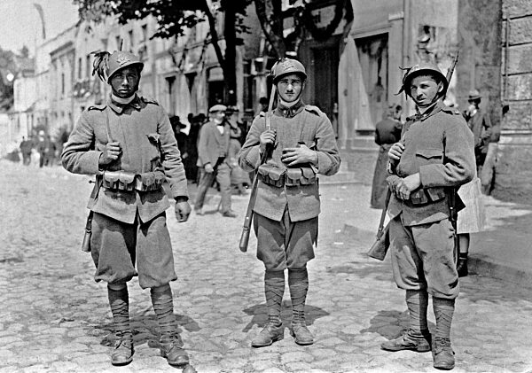 Italian soldiers in West-Prussia, 1920