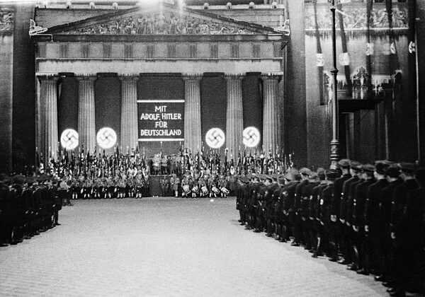 Hermann Göring spricht zur Volksabstimmung in München, 1934