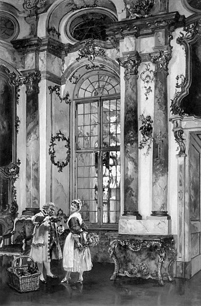 Im Schloss zu Bruchsal