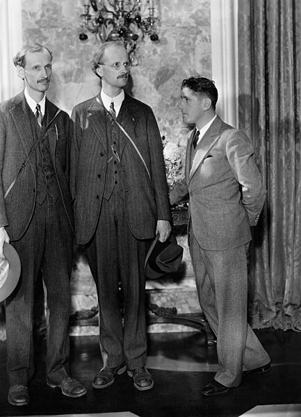 Jean Piccard, Auguste Piccard and Edward Sutherland