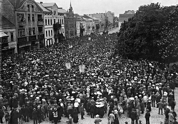 Rally in Schneidemuehl, 1920