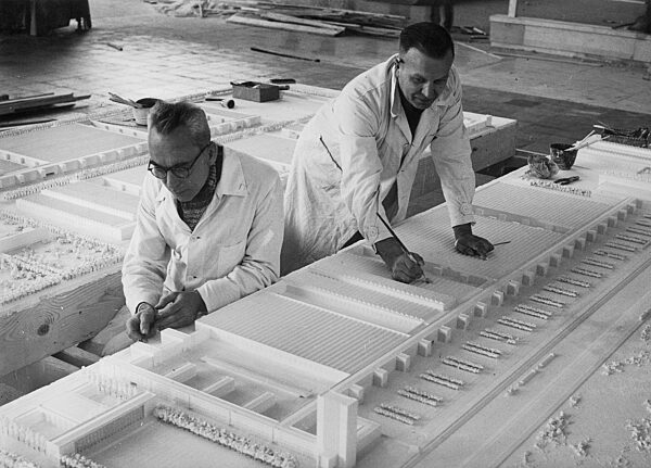 Model of the Volkswagen plant, 1938