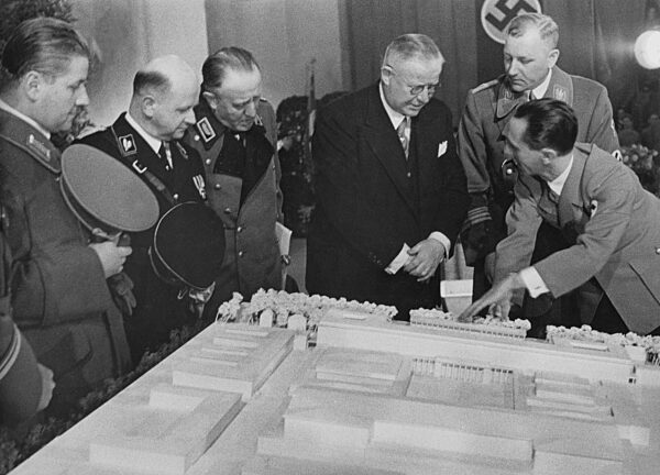 Joseph Goebbels, Viktor Lutze, Ludwig Klitzsch, Loffelholz, Oswald Lehnich, Leopold Gutterer, 1938