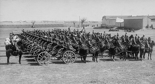 Deutsche Artillerieeinheit in Tientsin, 1906