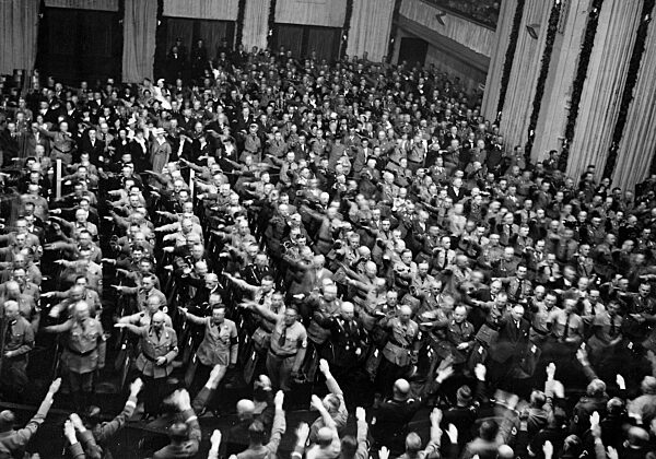 Bekanntgabe der Nürnberger Rassengesetze, 1935