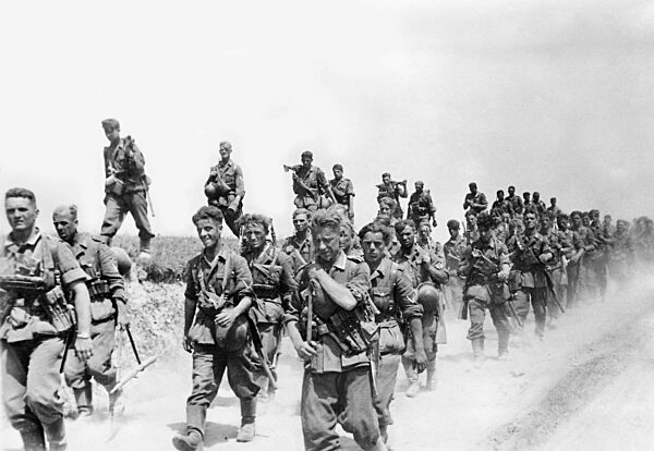 German Infantry Are Gaining Ground at the Eastern Front, 1941