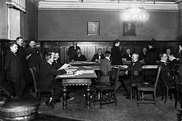 Voting location in North Schleswig, 1920