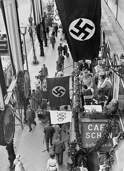 Berlin während der Olympiade von 1936