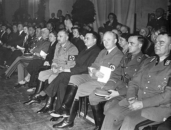 Bernhard Rust on the day of Physical Education, 1937