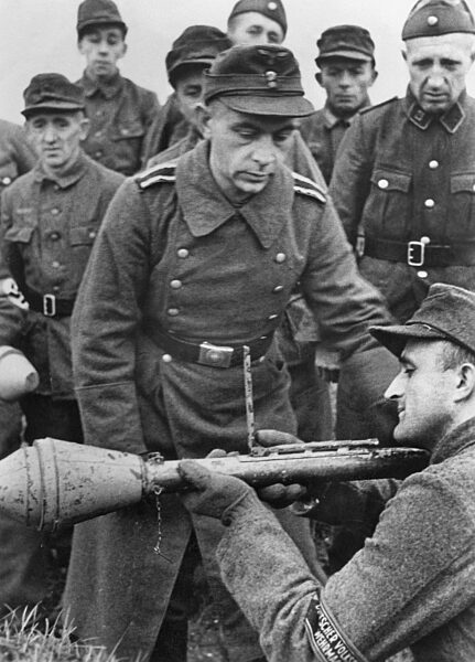Men of the Volkssturm during the training, 1944