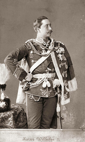 Emperor William II as a Hussar, 1888