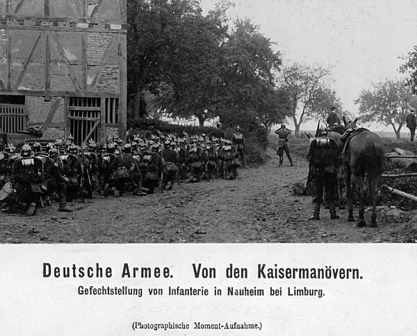 Gefechtsstellung bei den Kaisermanövern, 1905