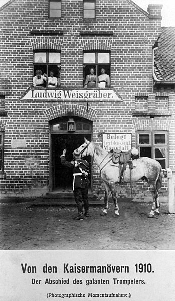 Trompeter des Kaisermanövers, 1910