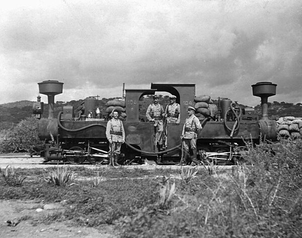 Fairlie locomotive of the railway in German South West Africa, 1904