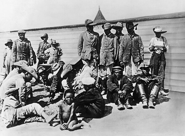 Natives of the Witboi tribe in German Southwest Africa, 1904