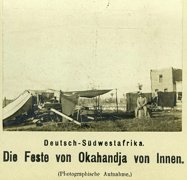 The German fortress of Okahandja, 1904