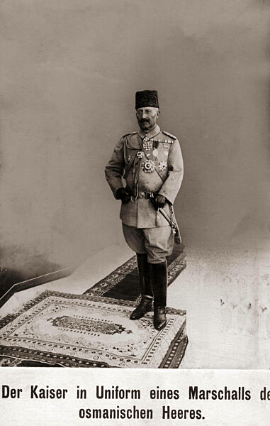 Emperor WilliamòII in Ottoman uniform, around 1900