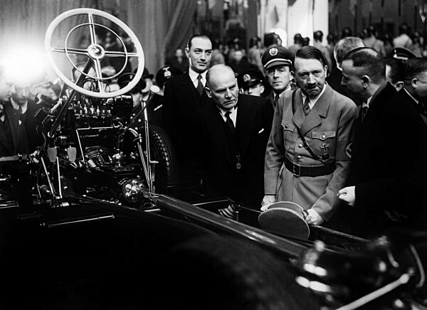 Adolf Hitler visits the automobile exhibition, 1936