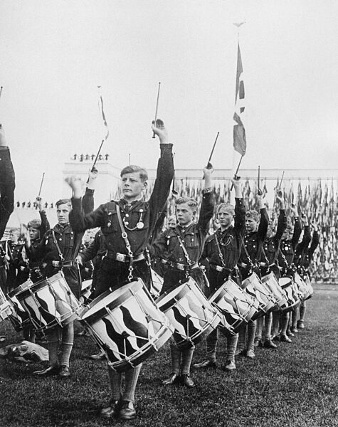 Hitler Youth at the Nuremberg Rally in Nuremberg, 1938