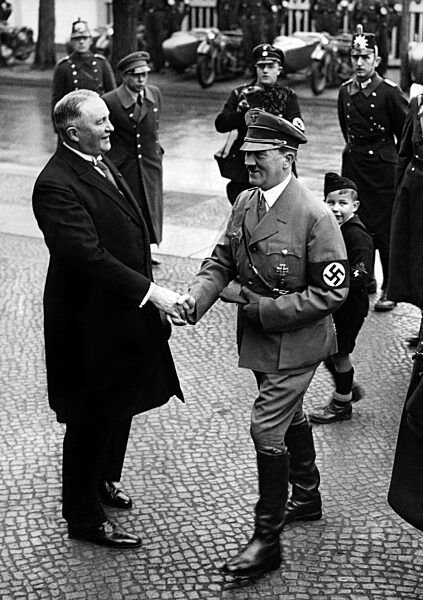 Adolf Hitler with Robert Allmers, 1935