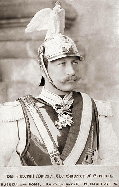 Emperor William II in regimental uniform, 1900