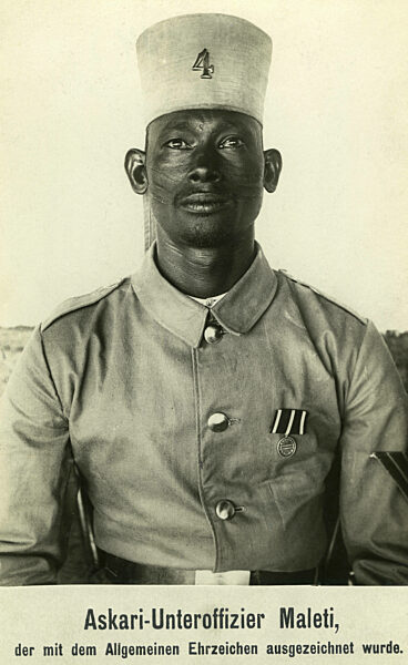 Askari-Unteroffizier Maleti, 1916