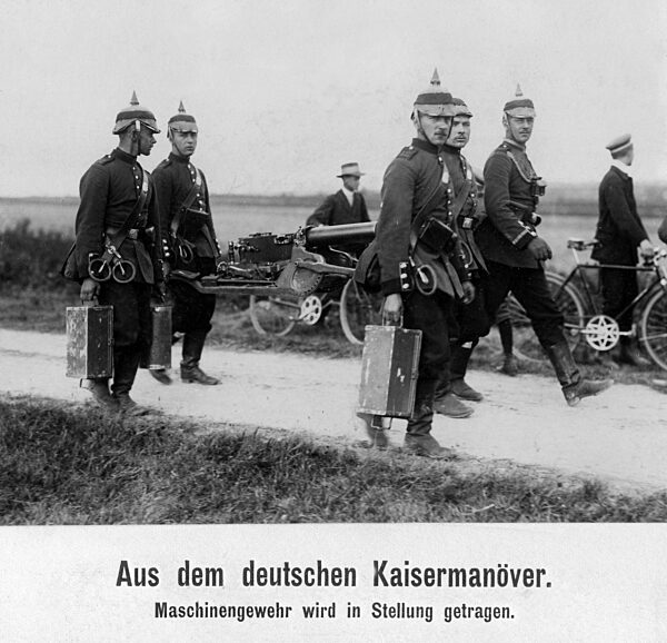 Aus dem deutschen Kaisermanöver, 1912