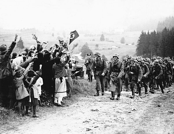 Entry of the German troops in the Sudetenland, 1938