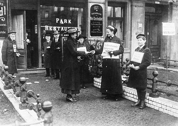 Wahlhelfer bei Wahlen, 1919