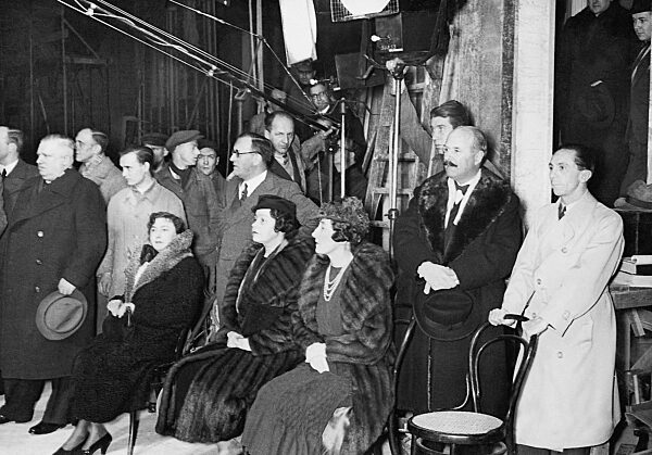 Joseph Goebbels and Andre Francois-Poncet at a shooting, 1937