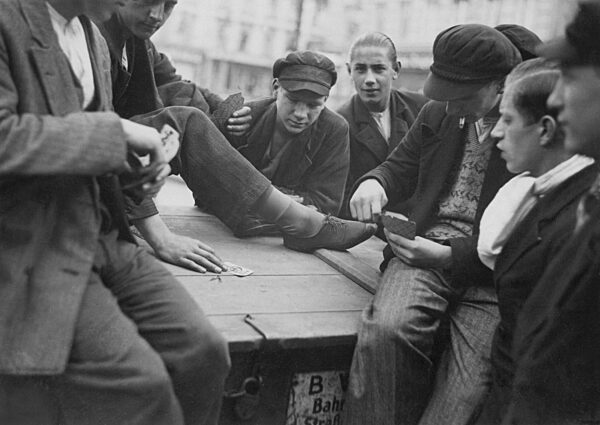 Unemployed young people in Berlin during the Great Depression