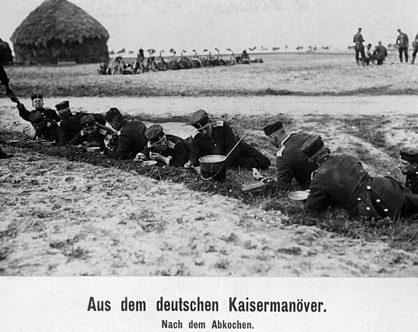 Beim deutschen Kaisermanöver, 1912