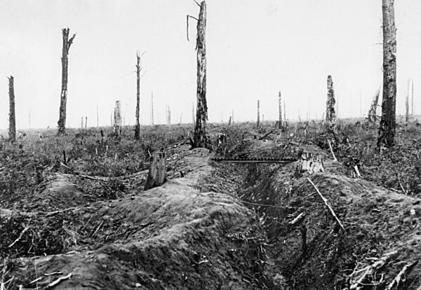Englische Stellungen an der Somme, 1916