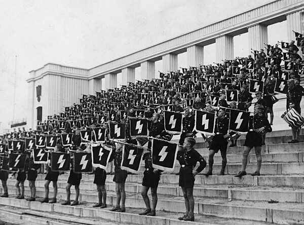 Brass band at the Reichsparteitag in Nuremberg, 1938