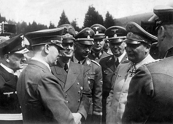 Adolf Hitler on his birthday, 1941