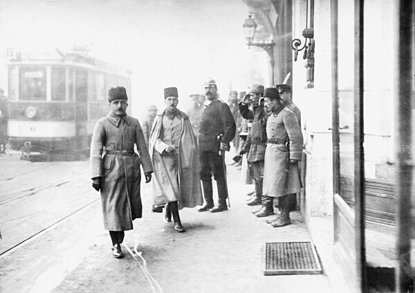 Enver Pasha in Bucharest, 1917