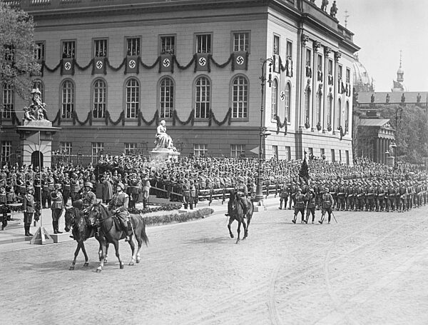 Adolf Hitler's birthday parade, 1938