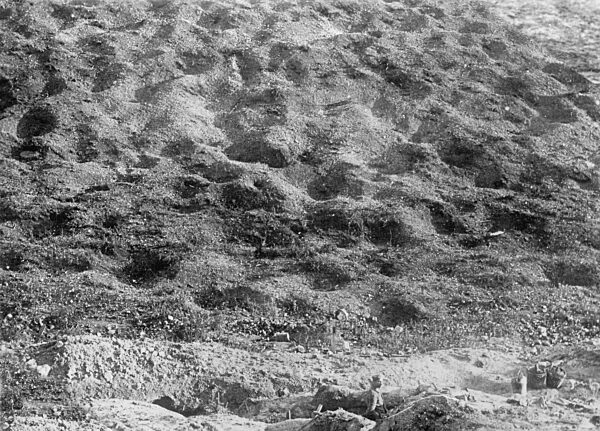 Trichterfeld bei Verdun, 1916