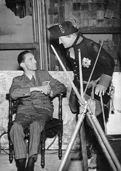 Joseph Goebbels with Otto Gebuehr, 1936