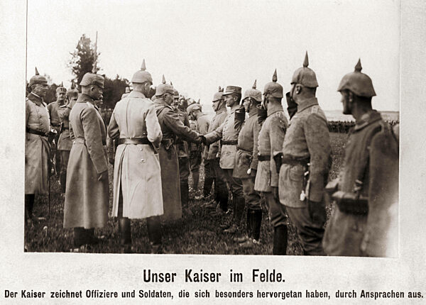 Wilhelm II at the Eastern-Front, 1916