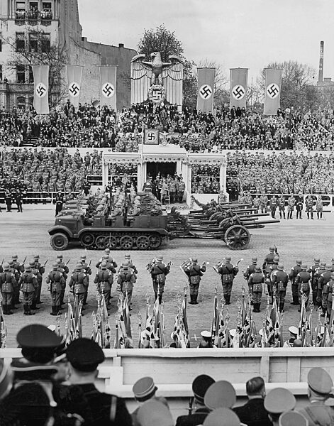 Parade on the occasion of Adolf Hitler's birthday, 1939